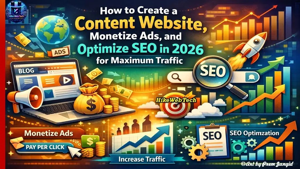 How to Create a Content Website, Monetize Ads, and Optimize SEO in 2026 for Maximum Traffic